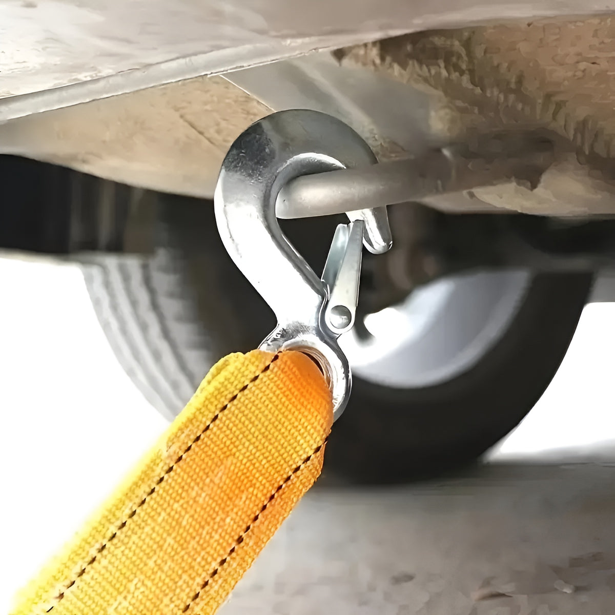 Cuerda de remolque para carro con gancho cincha
