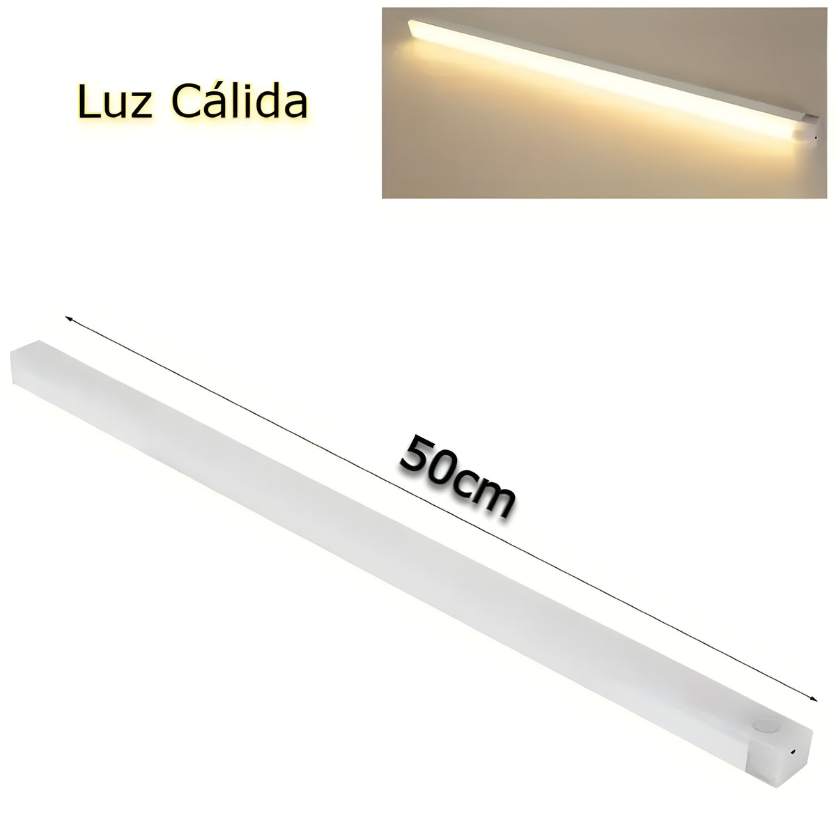 Lámpara de Sensor de Luz Recargable USB