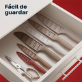 Set de cuchillos con tijera (Juego de 6 + 1 tijera) VAULI