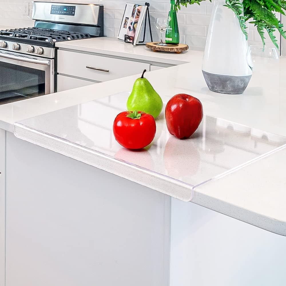 Tabla acrílica  transparente de cortar para encimera de cocina