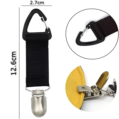 Clip elástico para accesorios de bolsas