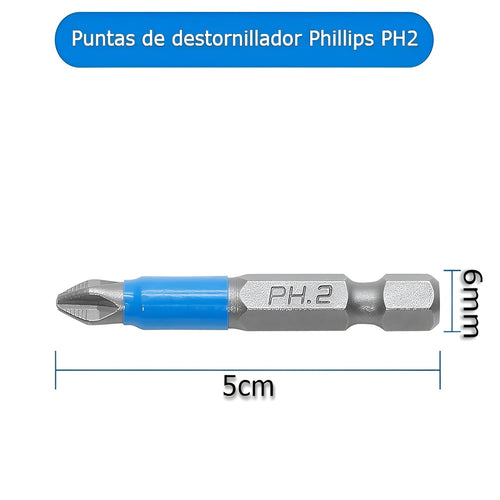 Juego de  puntas de destornillador electrico (pack de 10)