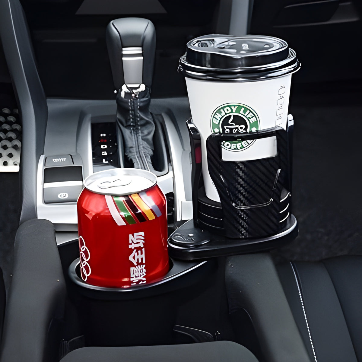 Portavasos ajustable para carro
