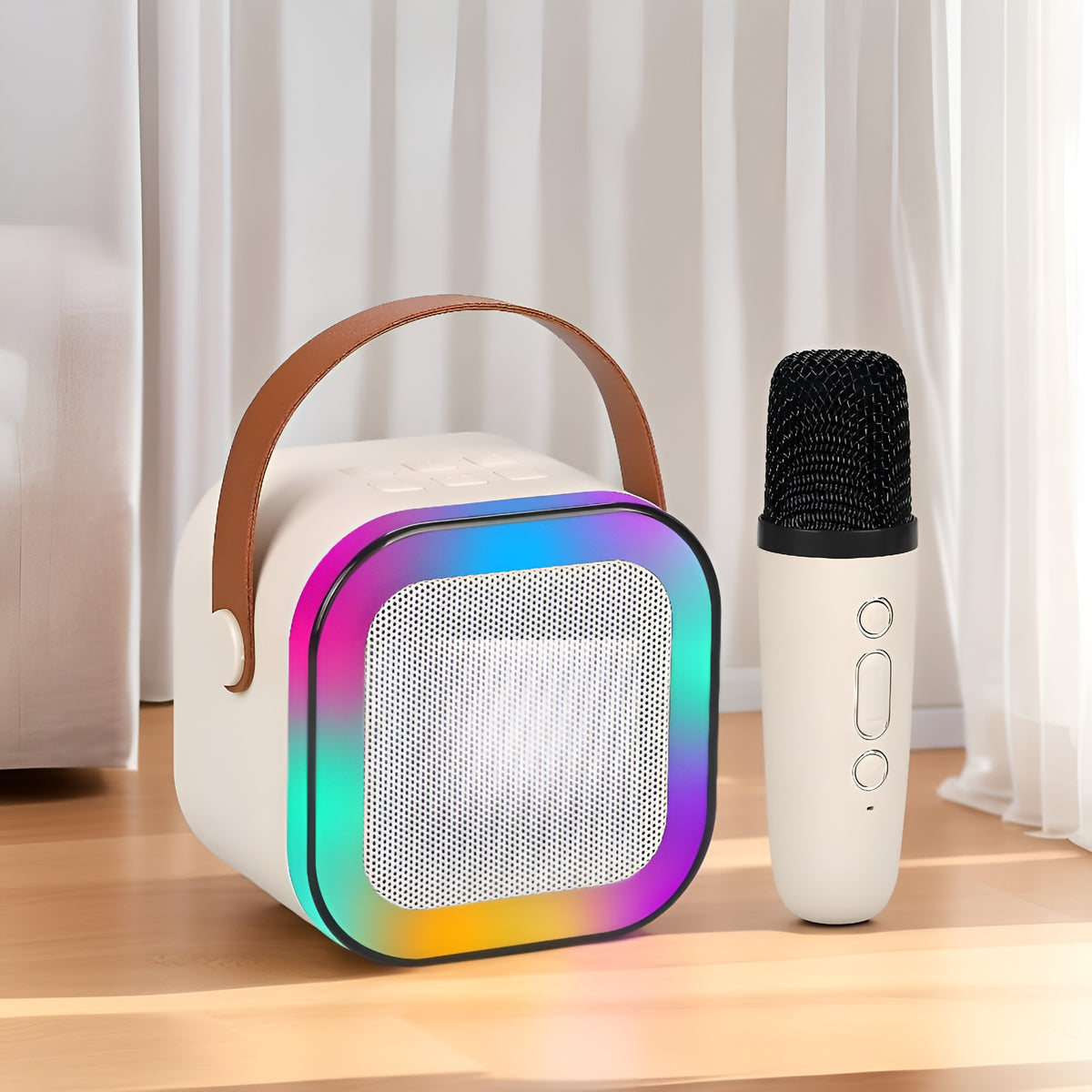 Altavoz inalambrico con Bluetooth karaoke 2 microfonos
