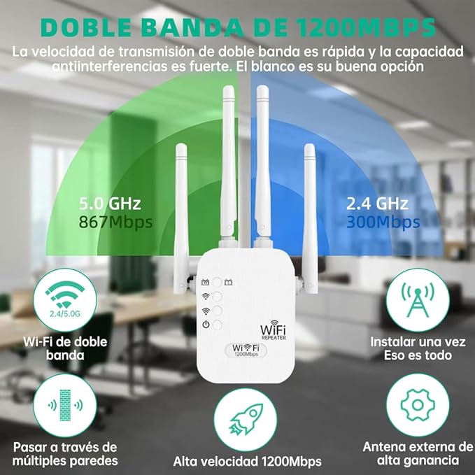 Steren Mejor Amplificador De Wifi Steren Ocu Repetidor Wifi Ocu