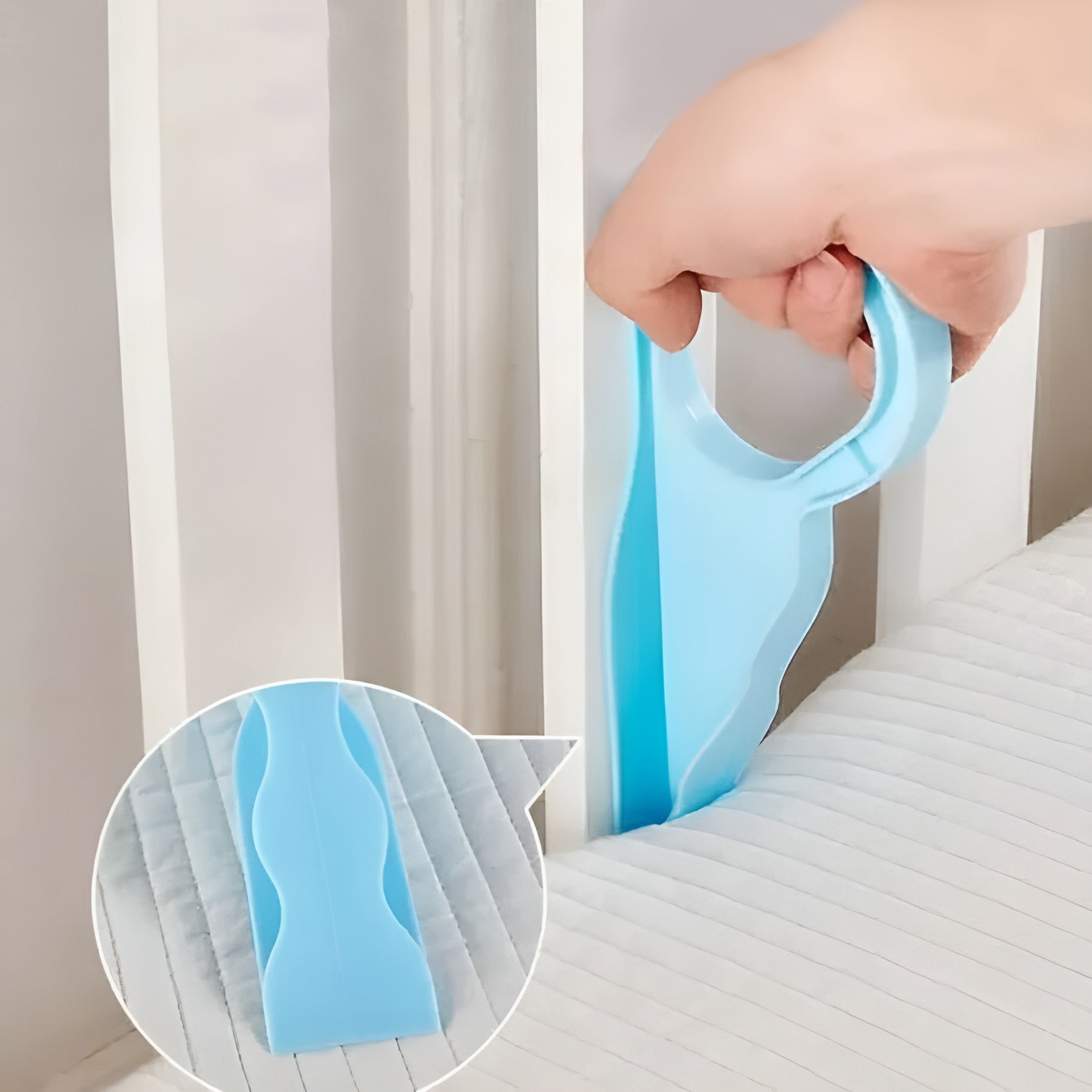 Elevador de colchón para Cambiar sábanas – Vista de cerca del producto – NQLN Store