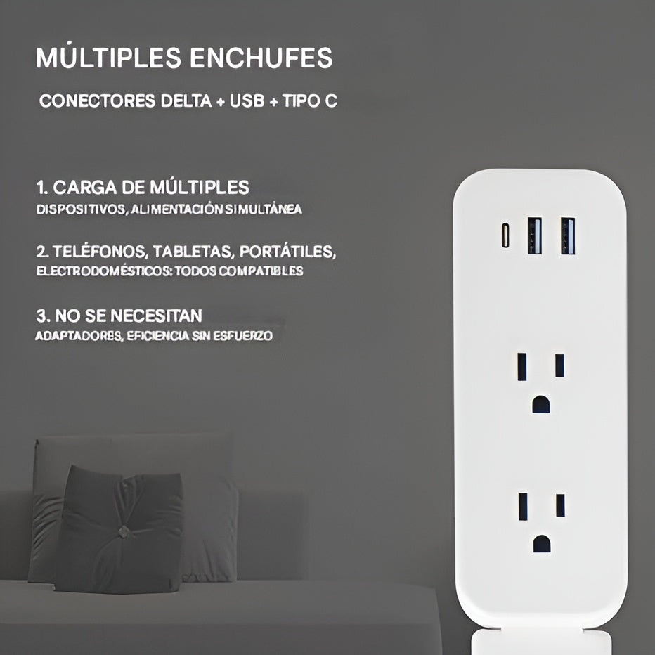 Extensor de Toma de Corriente Ajustable – Envío a toda Venezuela – NQLN Store