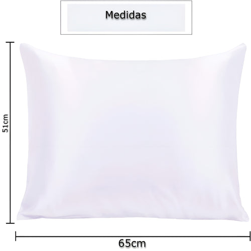 Fundas de almohada de satén