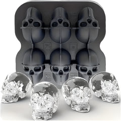 Molde de Silicona para Hielo con Forma de Calavera