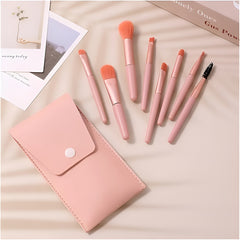 Brochas de Maquillaje para Viaje (Set de 8)