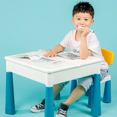 Mesa y silla multifuncional para ninos