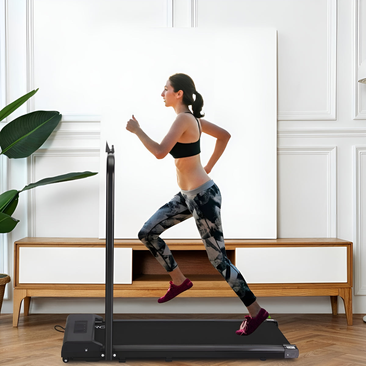 Maquina de correr con absorcion de golpes