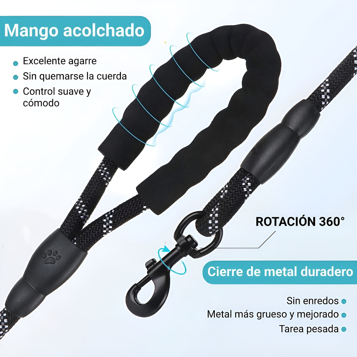Correa para perro de nylon para paseo para mascota – Detalle de calidad y acabado – NQLN Store