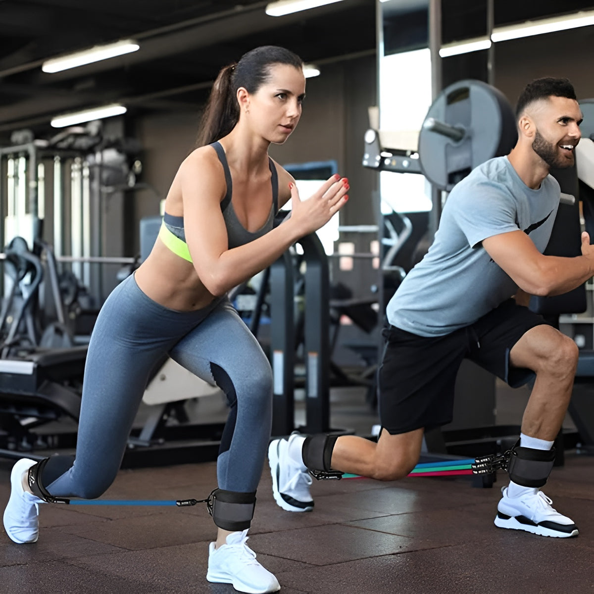 Bandas ajustables de tobillo para entrenamiento