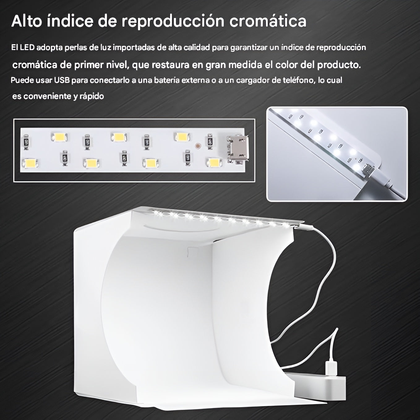 Mini estudio portatil de fotografía – Tienda online NQLN Store Venezuela