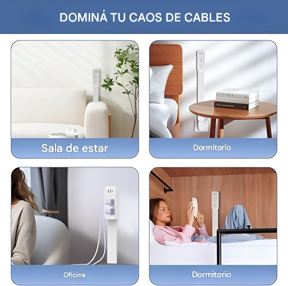 Extensor de Toma de Corriente Ajustable – Envío a toda Venezuela – NQLN Store