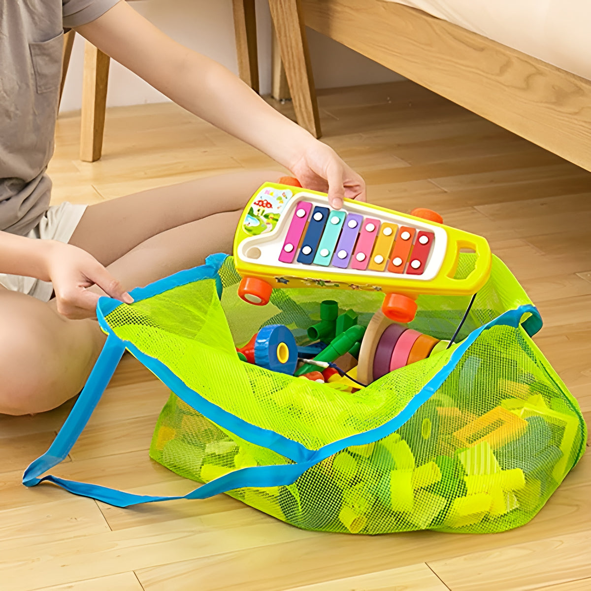Bolso para juguetes de playa