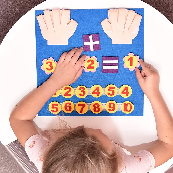 Juguete educativo de fieltro para ninos