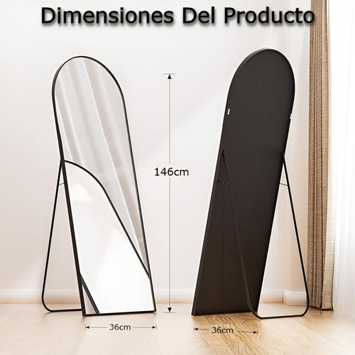 Espejo Arqueado de Cuerpo Entero – 120x30 cm