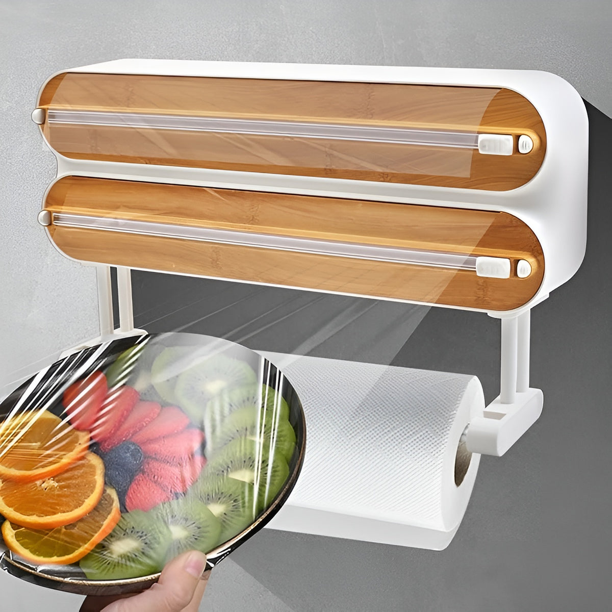 Dispensador para envoplast y aluminio