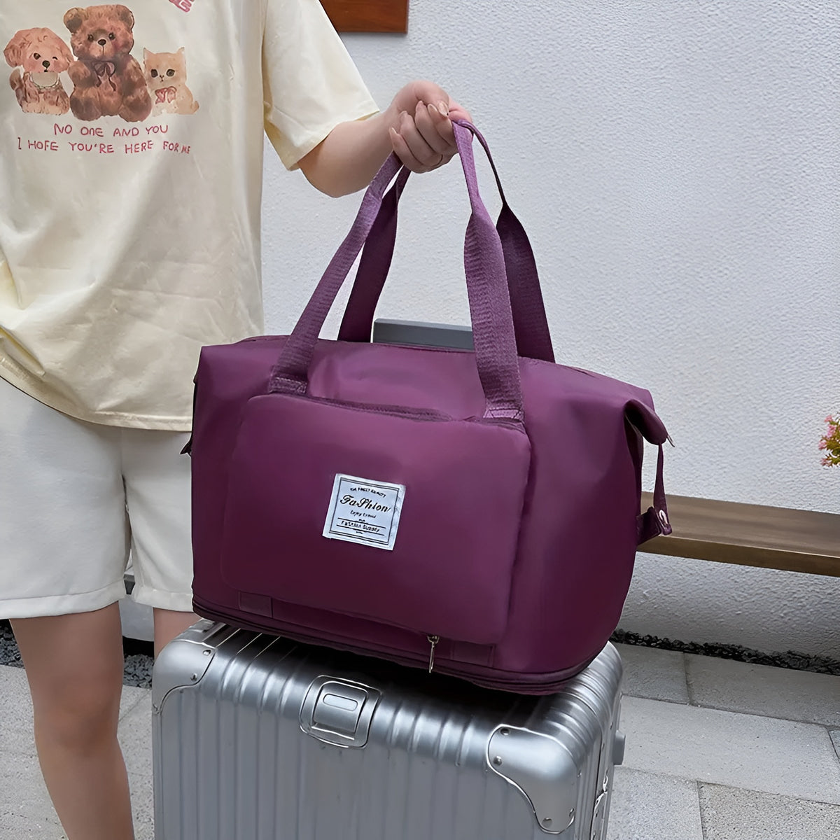 Bolso plegable de gran capacidad para viaje – Envío a toda Venezuela – NQLN Store