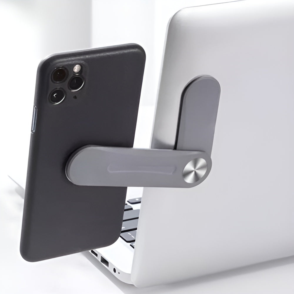 Soporte de telefono para laptop