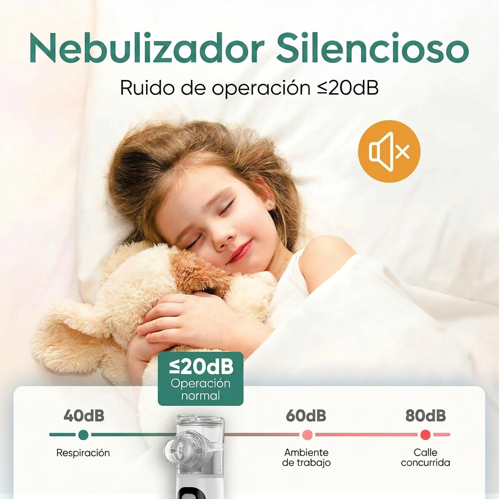 Mini Nebulizador Recargable Portatil