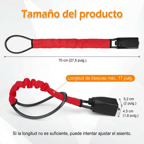 Cerradura para volante de carro