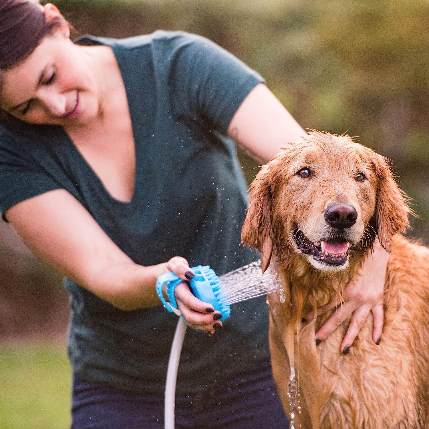 Cepillo ducha de agua a presión para mascotas – NQLN
