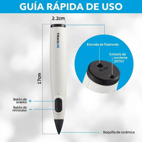 Bolígrafo de impresión 3D