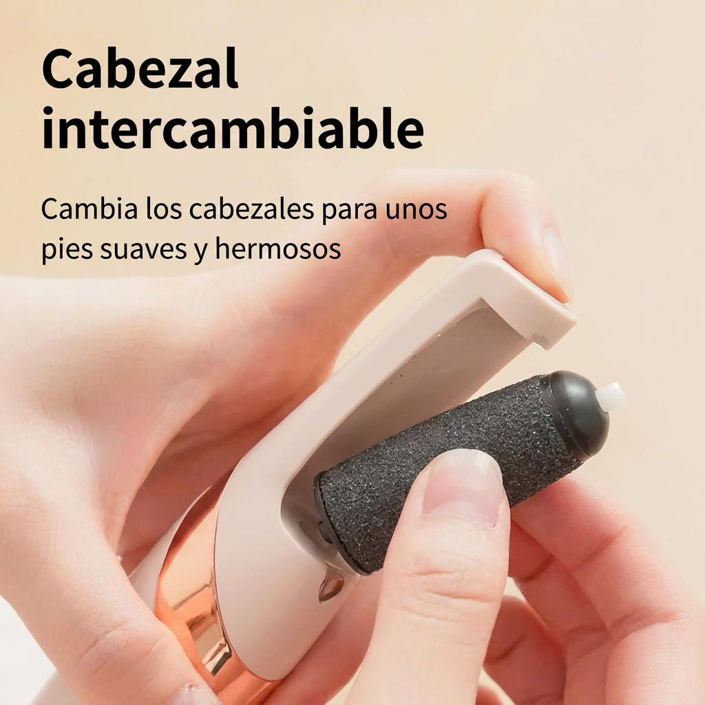 Herramienta electrónica para limar y quitar callos para pedicura