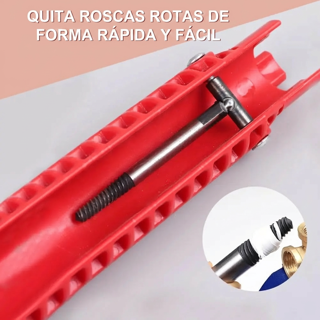 Llave de tubo para Grifo Fregadero 8 en 1