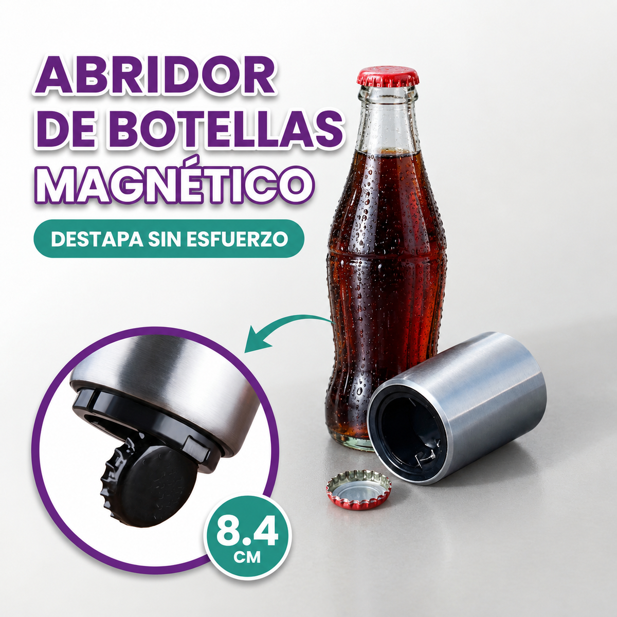 Abridor de tapas de rosca botellas de cerveza