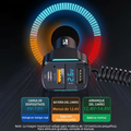 Cargador rapido para carro de 65 W con 3 puertos USB