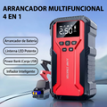Auxiliador de Bateria Linterna Inflador Arrancador portatil JumpStarter Powerbank