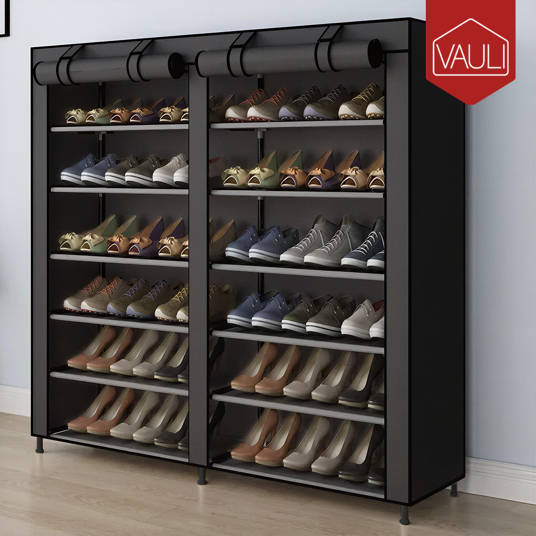 Zapatera con cubierta de tela Vauli – Comprar online en NQLN Store Venezuela con envío a todo el país