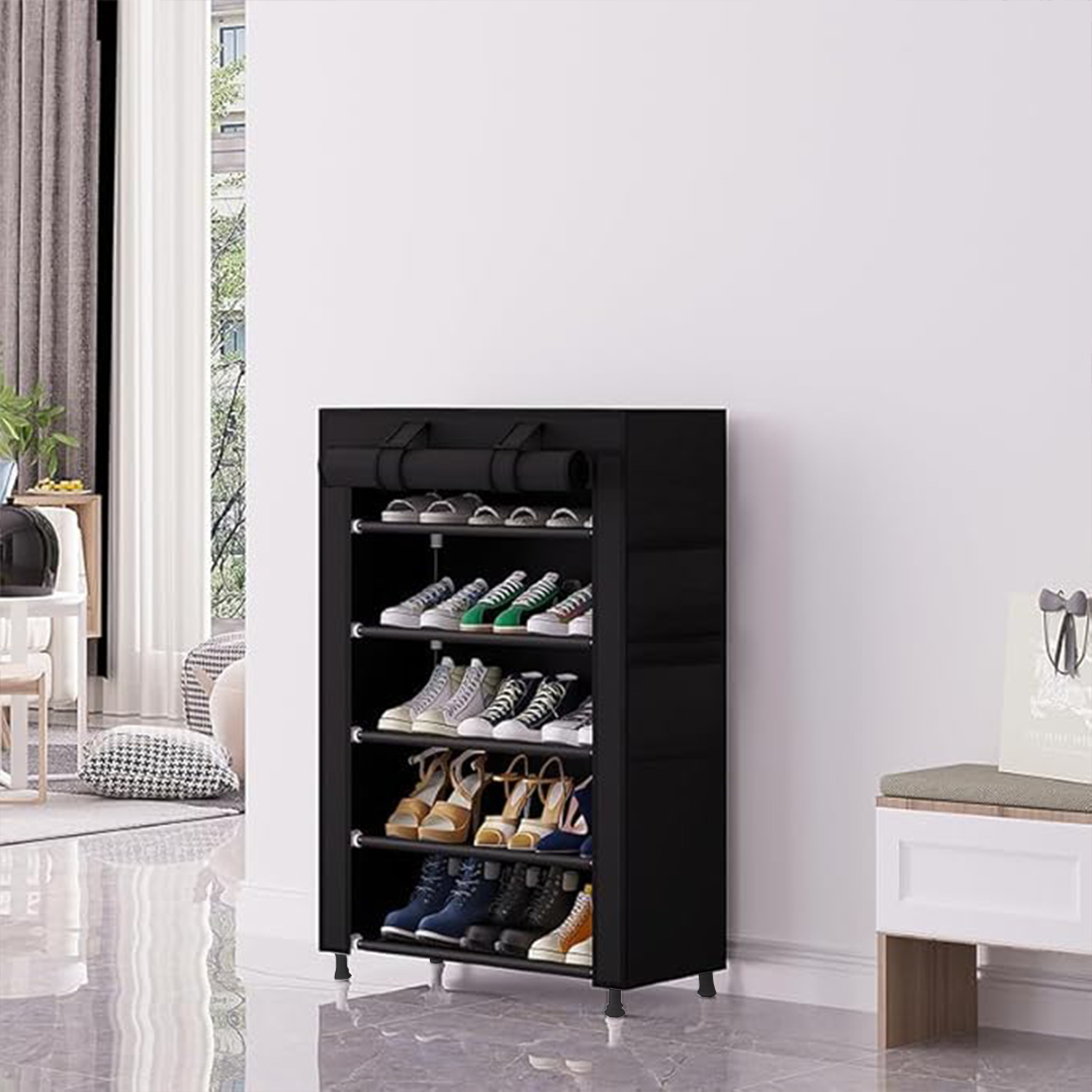 Zapatera con cubierta de tela Vauli – Comprar al mejor precio en NQLN Store Venezuela