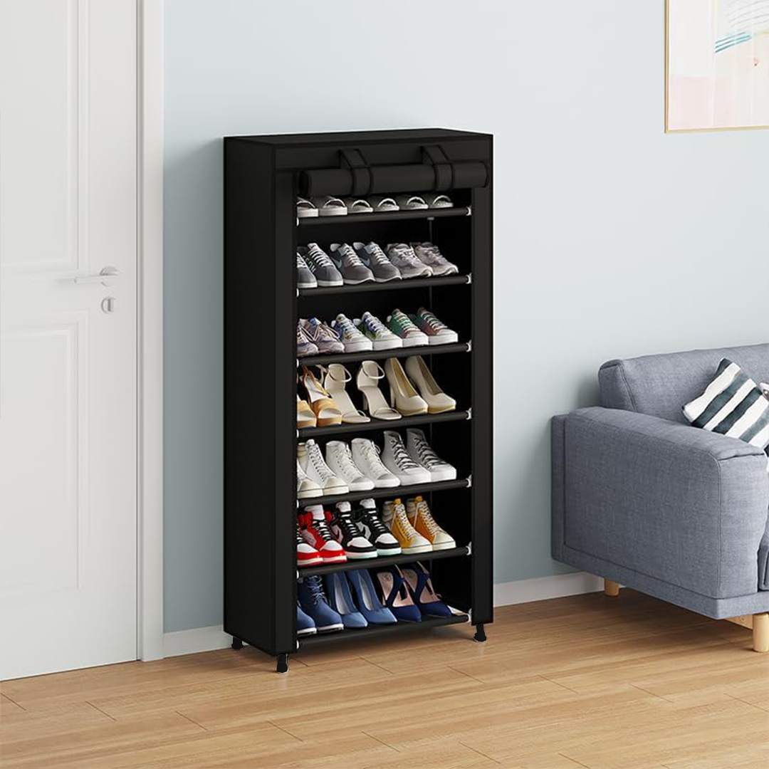 Zapatera con cubierta de tela Vauli – Comprar al mejor precio en NQLN Store Venezuela