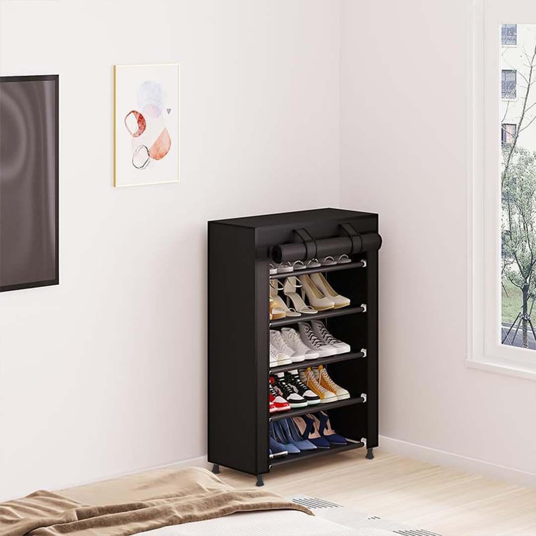 Zapatera con cubierta de tela Vauli – Comprar al mejor precio en NQLN Store Venezuela