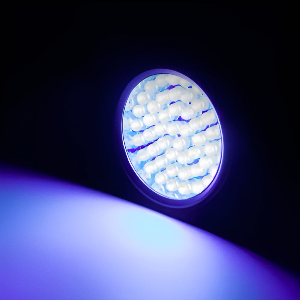 Linterna ultravioleta de mano con 128 LED UV