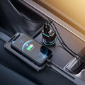 Cargador rapido para carro de 65 W con 3 puertos USB
