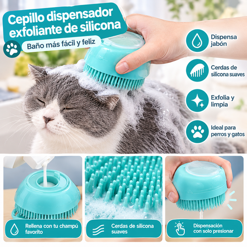 Cepillo de silicona exfoliante