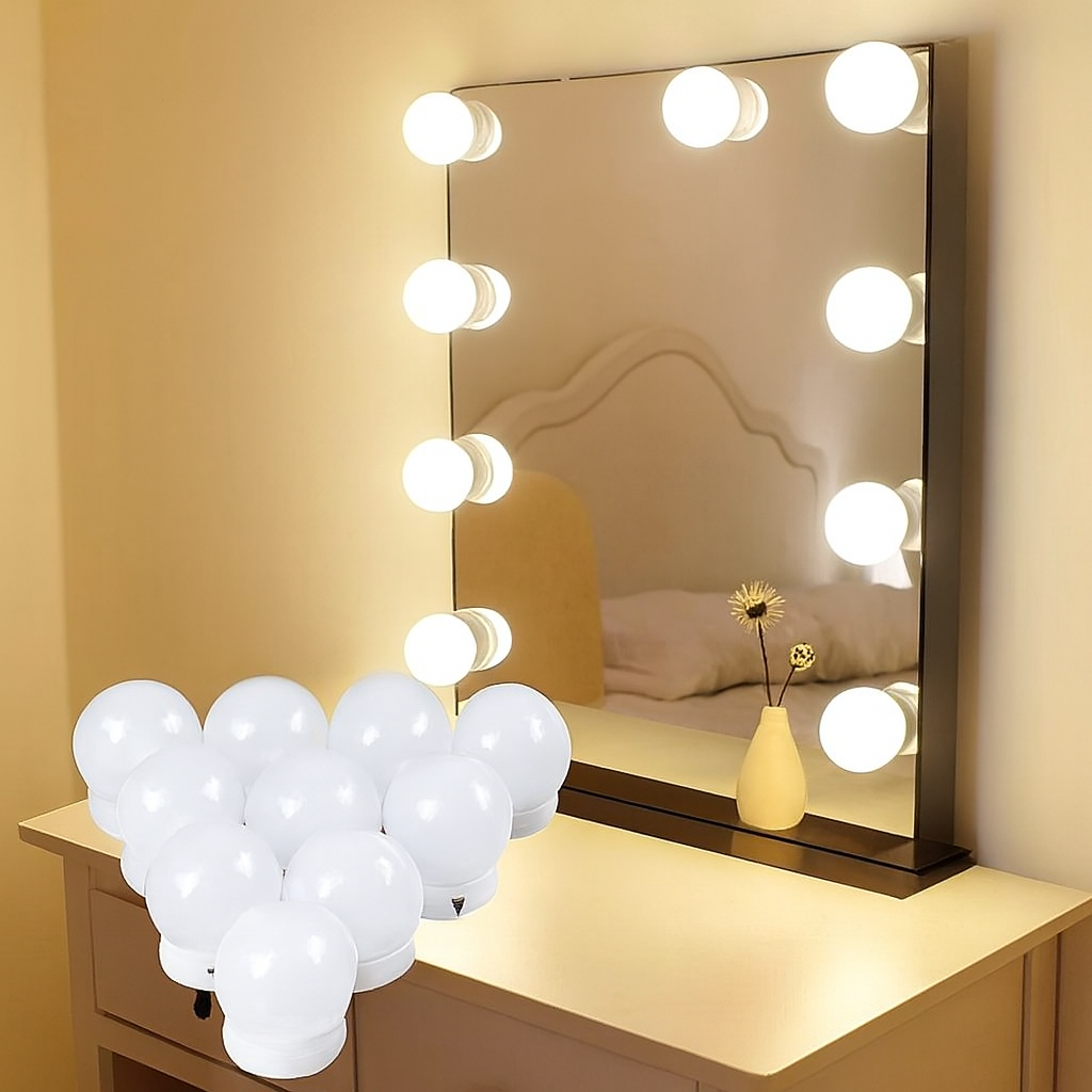 Luces Led en esfera para espejo