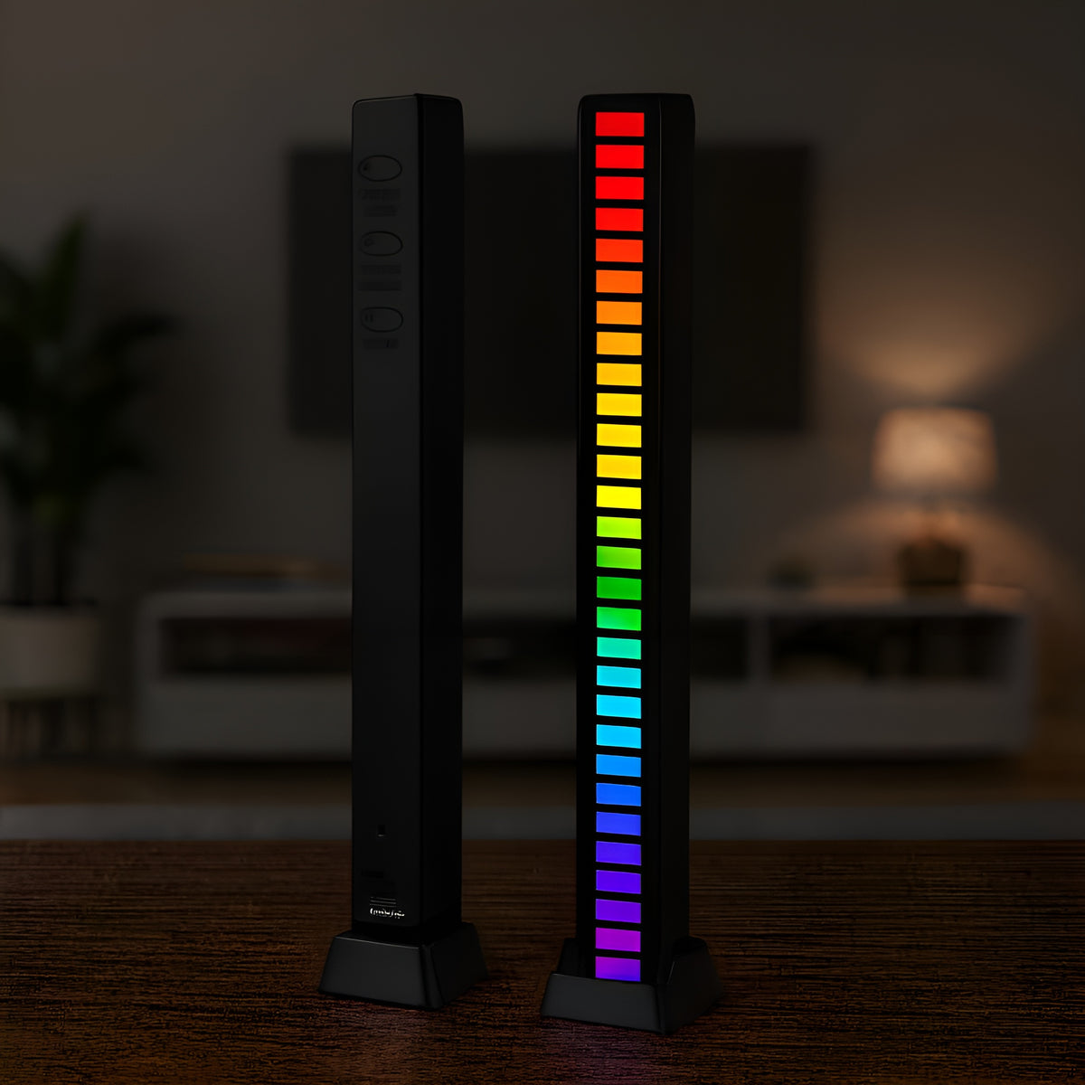 Barra de luces LED ritmo de sonido ambiental