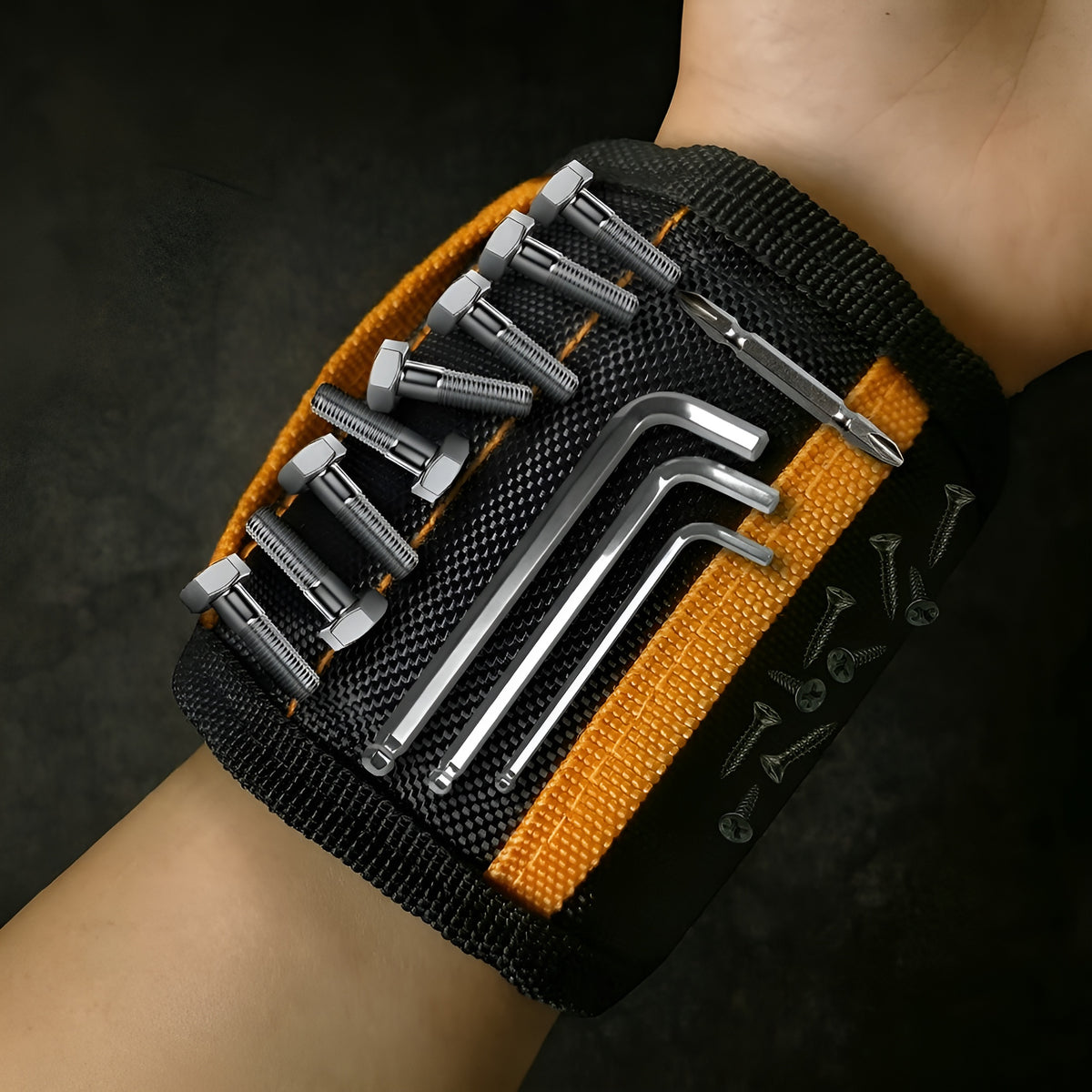 Pulsera magnética para herramientas