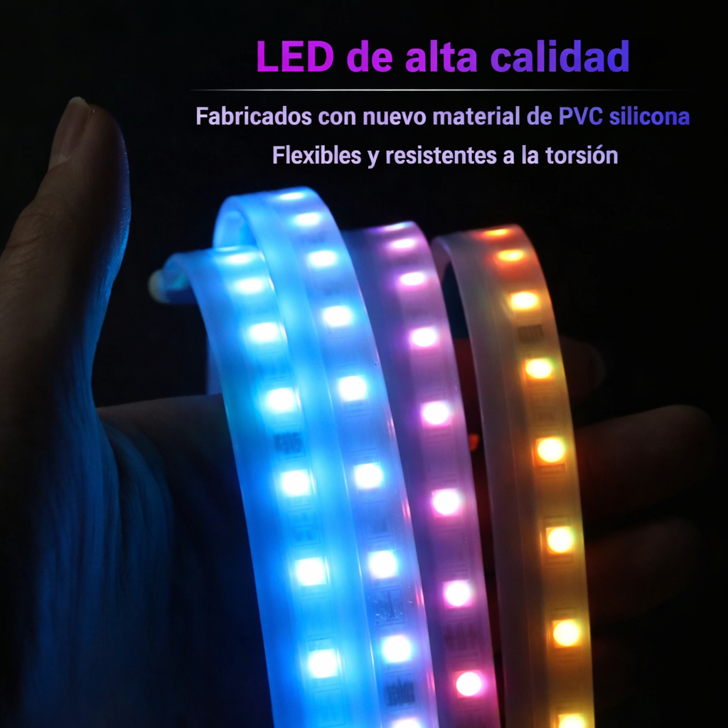 Tiras de luz LED blanca para capó de carro