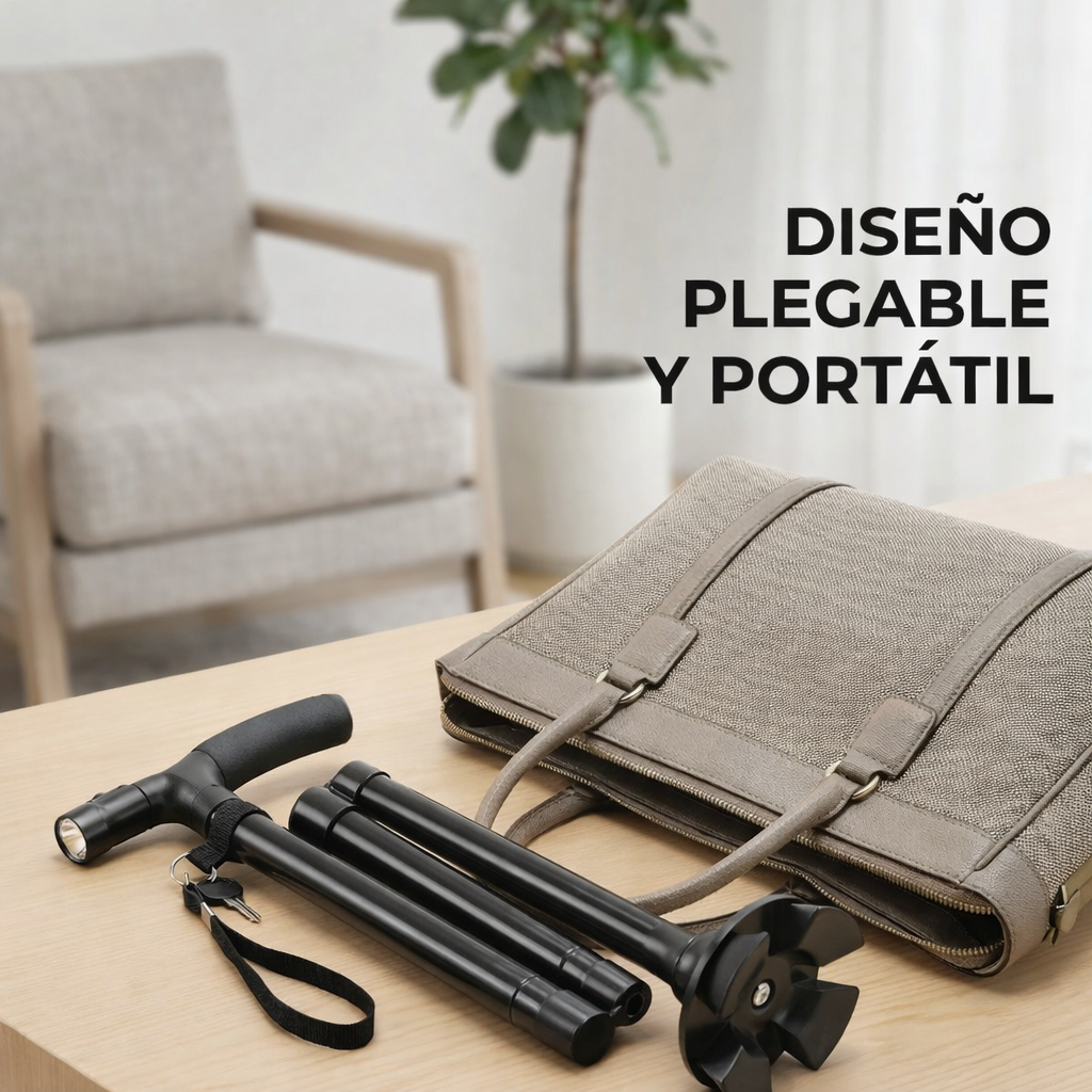 Baston plegable portatil