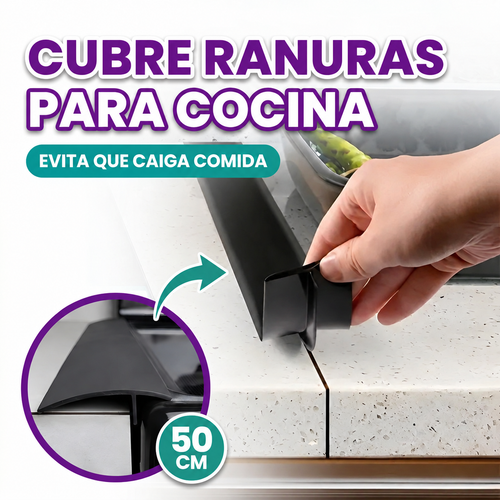 Cubierta lateral de ranura silicona para cocina