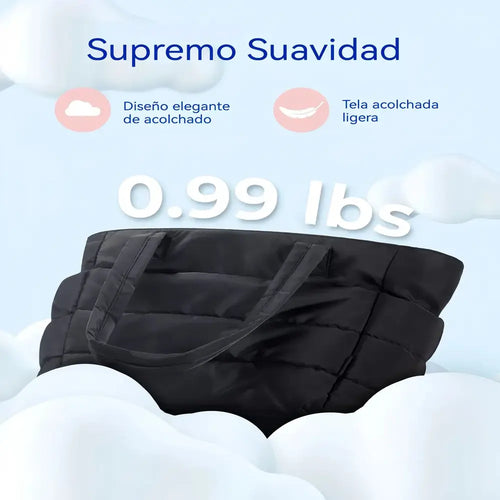 Bolso acolchado ligero para mujer