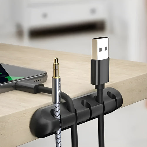 Organizador de cables de silicona